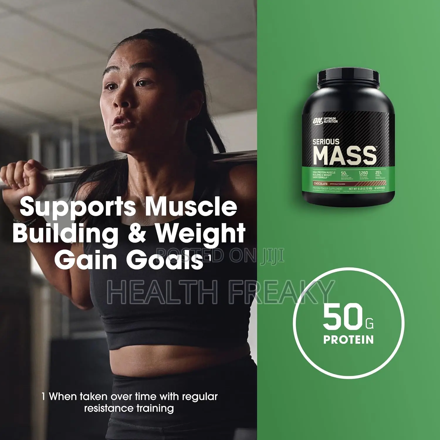 Protein Serious Mass Gainer Weight Gainer Creatine 6lb