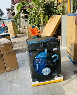 Premium Design Midea 8kg Front Load Washing Machine.