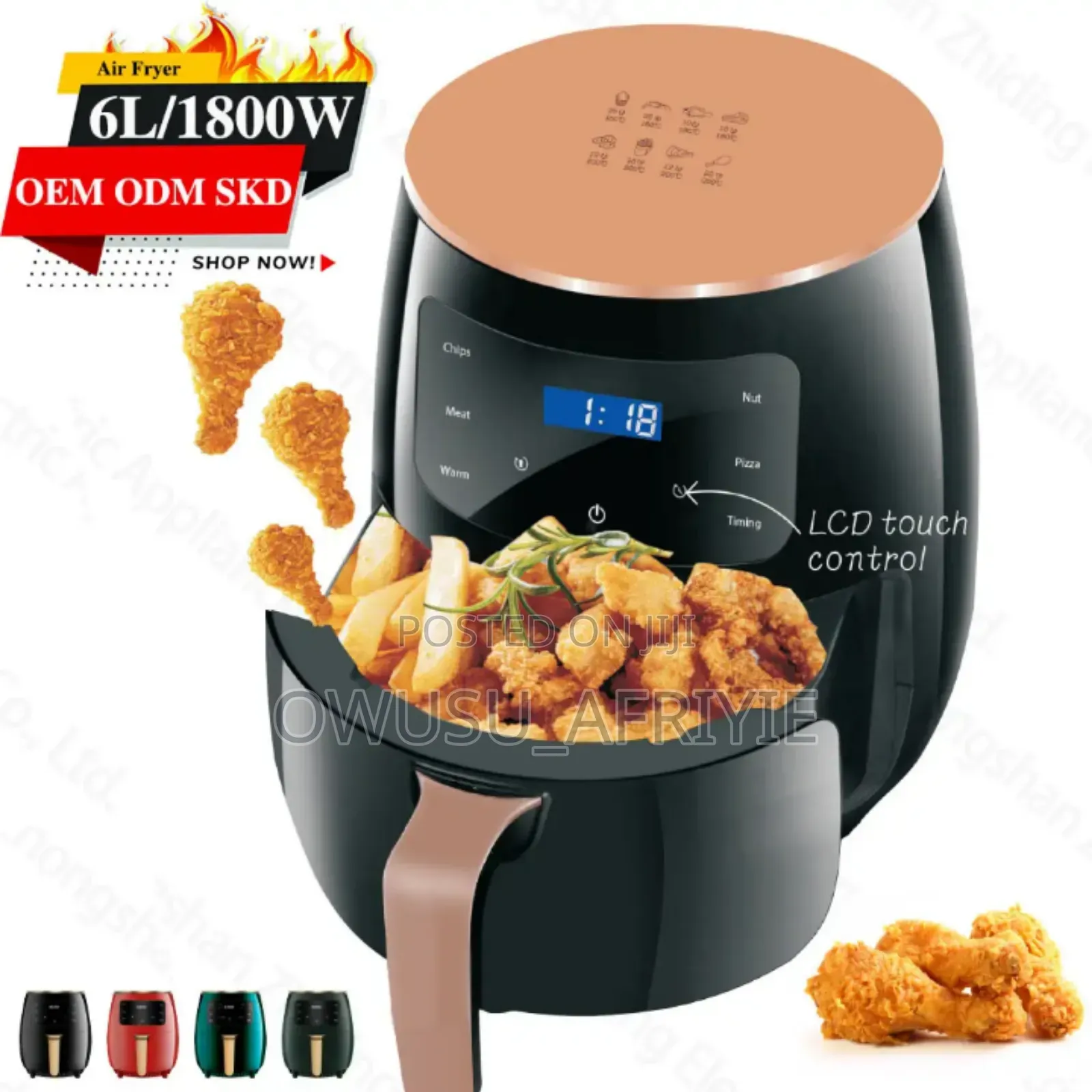 6l Air Fryer (Silver Crest)