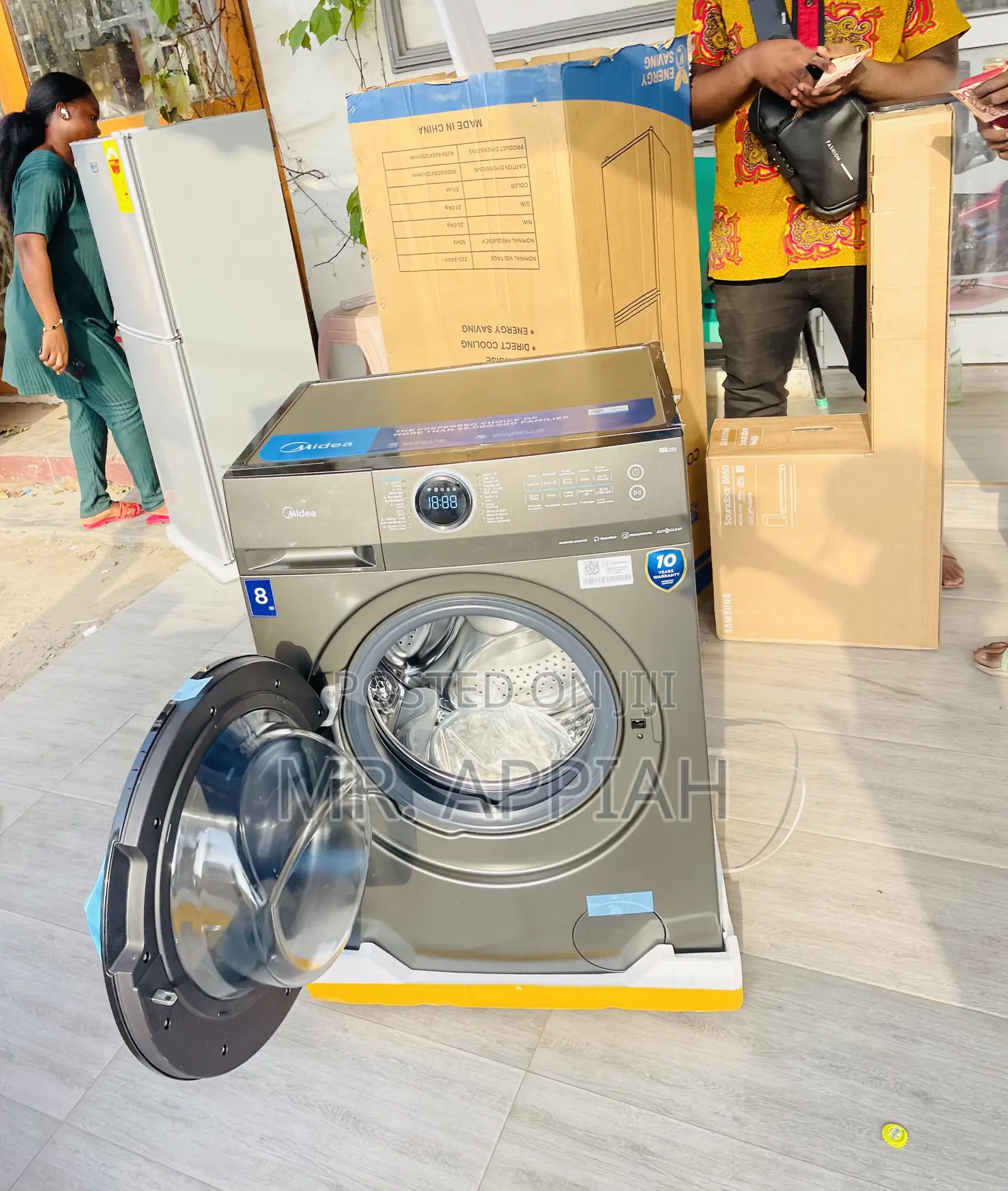 Check Out Durable Midea 8kg Fully Auto Washing Machine,