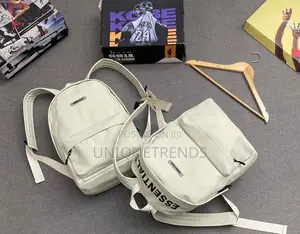 Best Quality Essentials Backpacks (Black Cream Color)