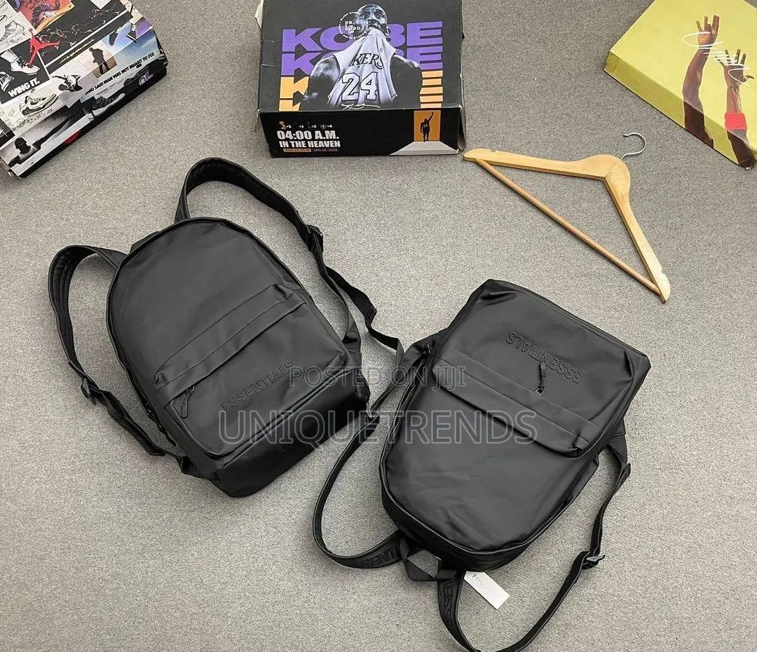 Best Quality Essentials Backpacks (Black Cream Color)