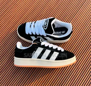 Black N White Adidas Campus