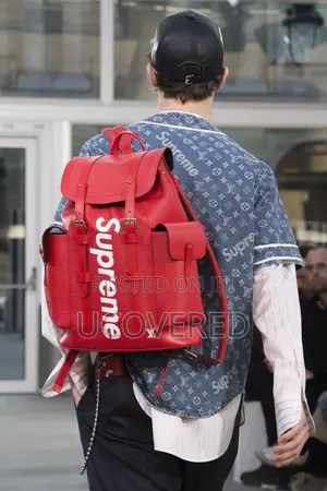 High Quality Leather Supreme Backpacks