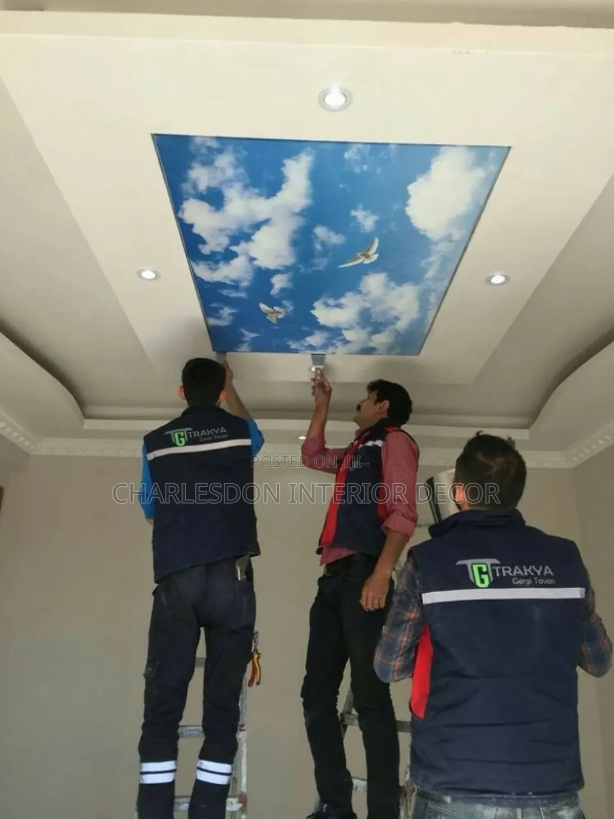 P. O. P Ceiling Decorations And Installation