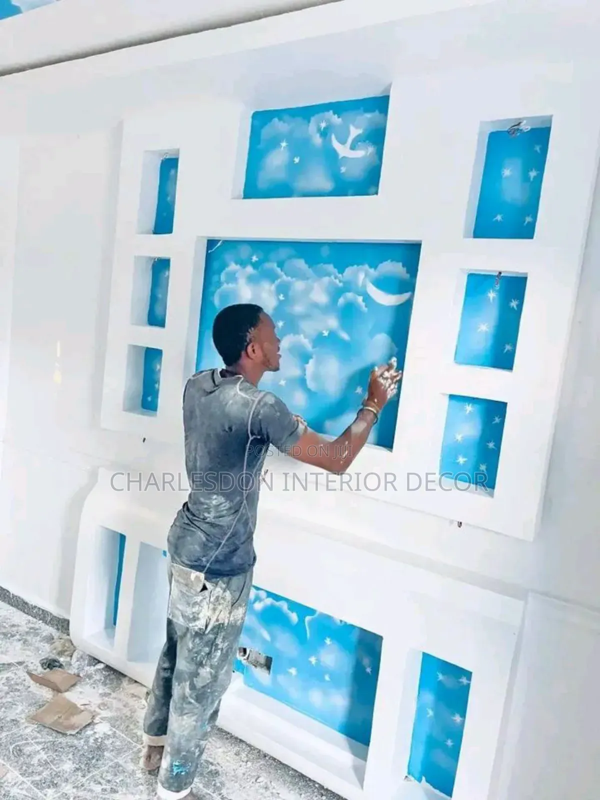 P. O. P Ceiling Decorations And Installation