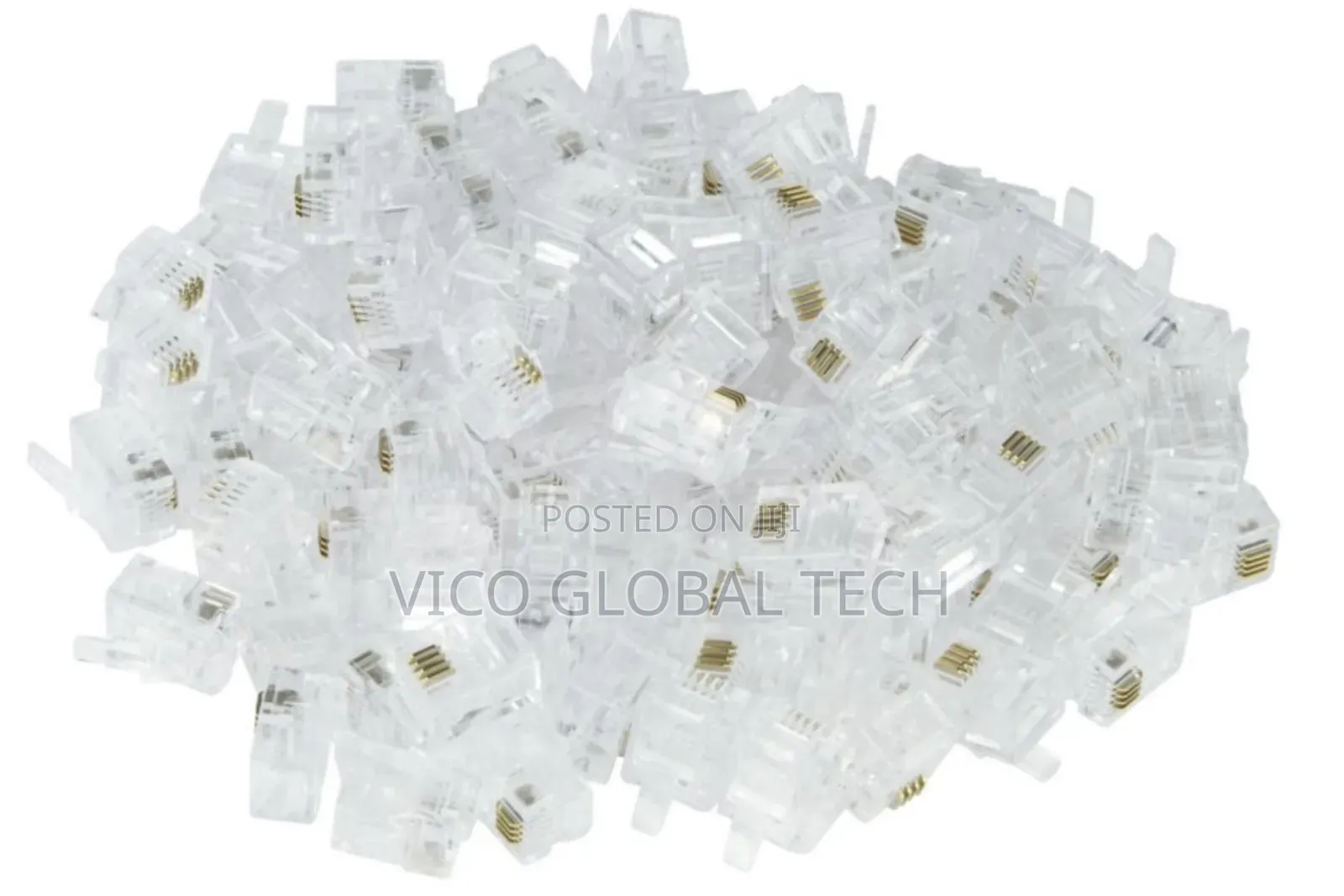Rj11 Connector 6p4p 100pcs