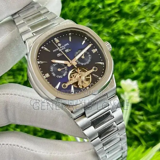 Patek Green Dial Down Tourbillon