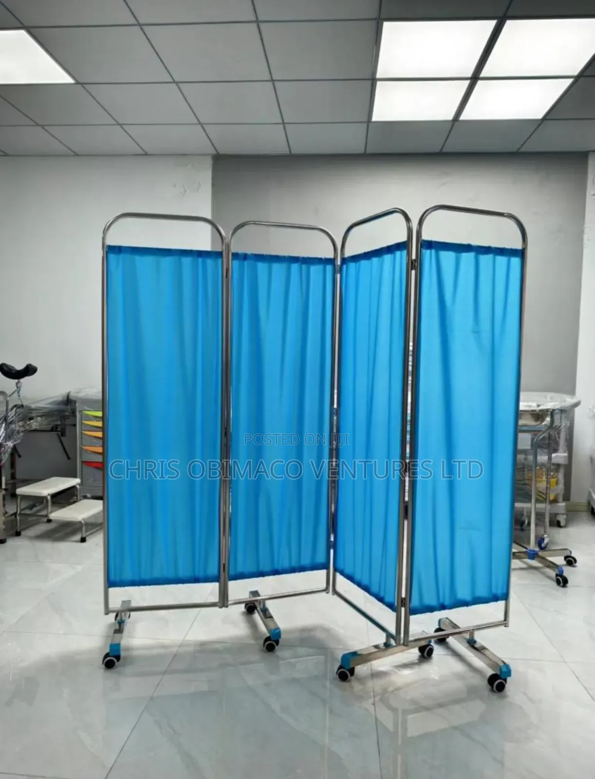 4 Fold Ward Screen , Hospital Foldable Screen