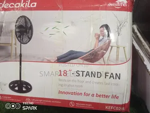 A Wider Range of Cool Air With Decakila 18". Standing Fun