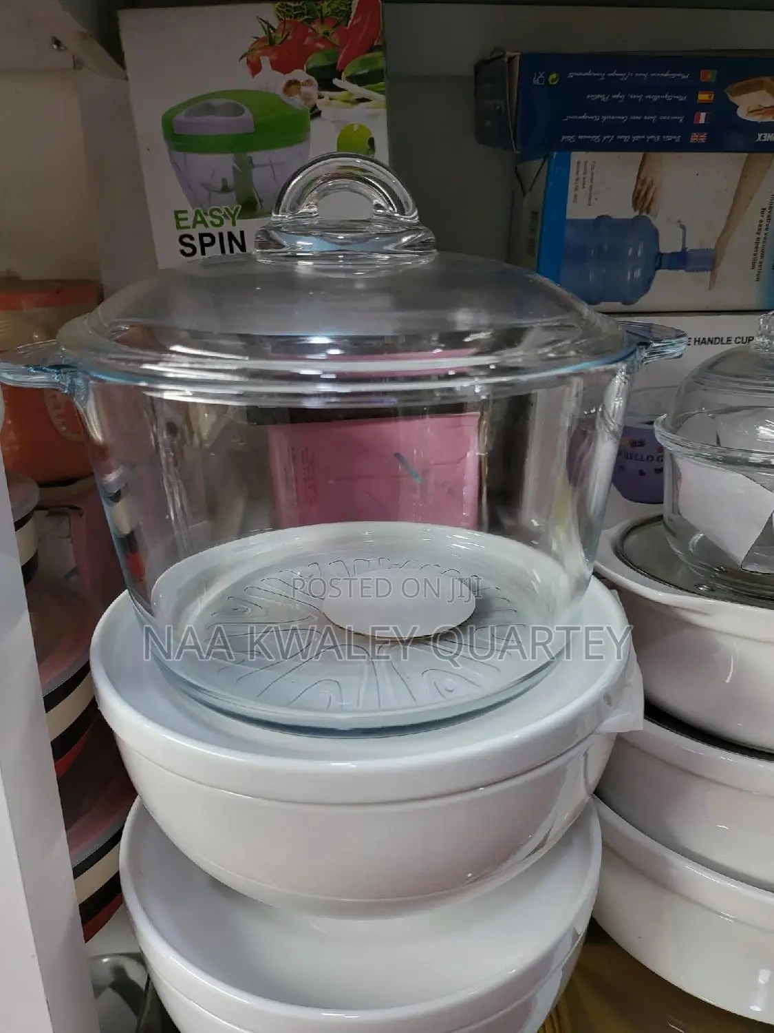 2.5 Litres Glass Cooking Bowl for Fire