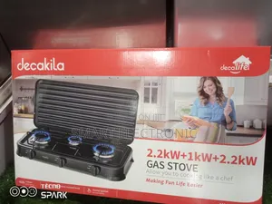 Decakila 2.2kw+1kw+2.2kw Gas Stove Decakila