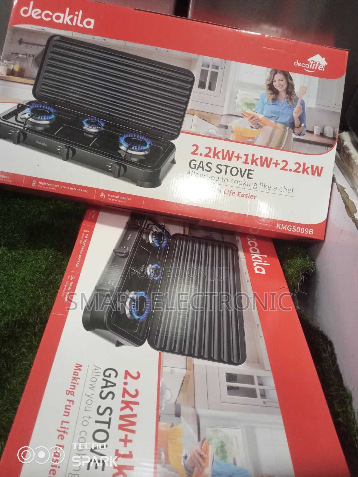 For Your Safety From Cooking Get Decakila 3 Stove Type