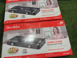 Essential Decakila 1000w +1000w Double Hot Plate Energy Set