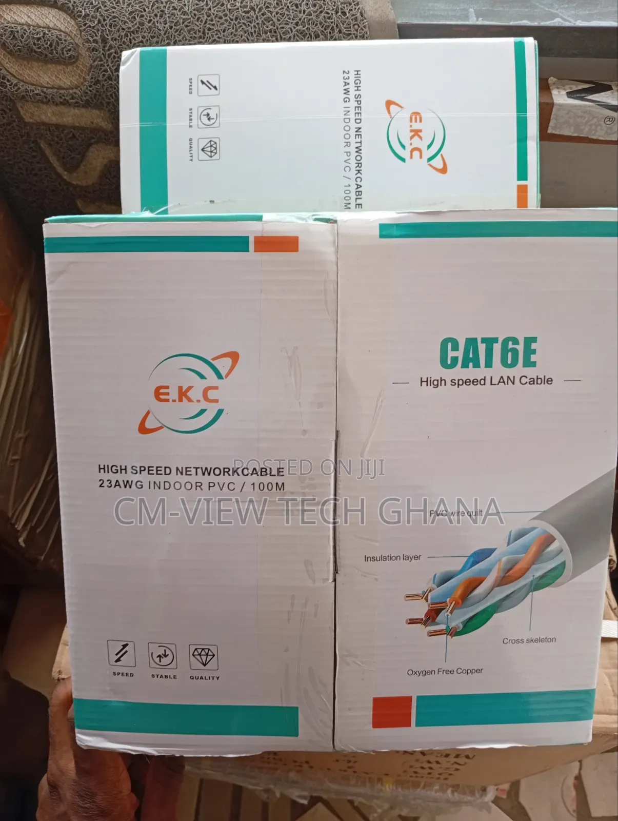 E.K.C 100m High Speed Cat6 Cable