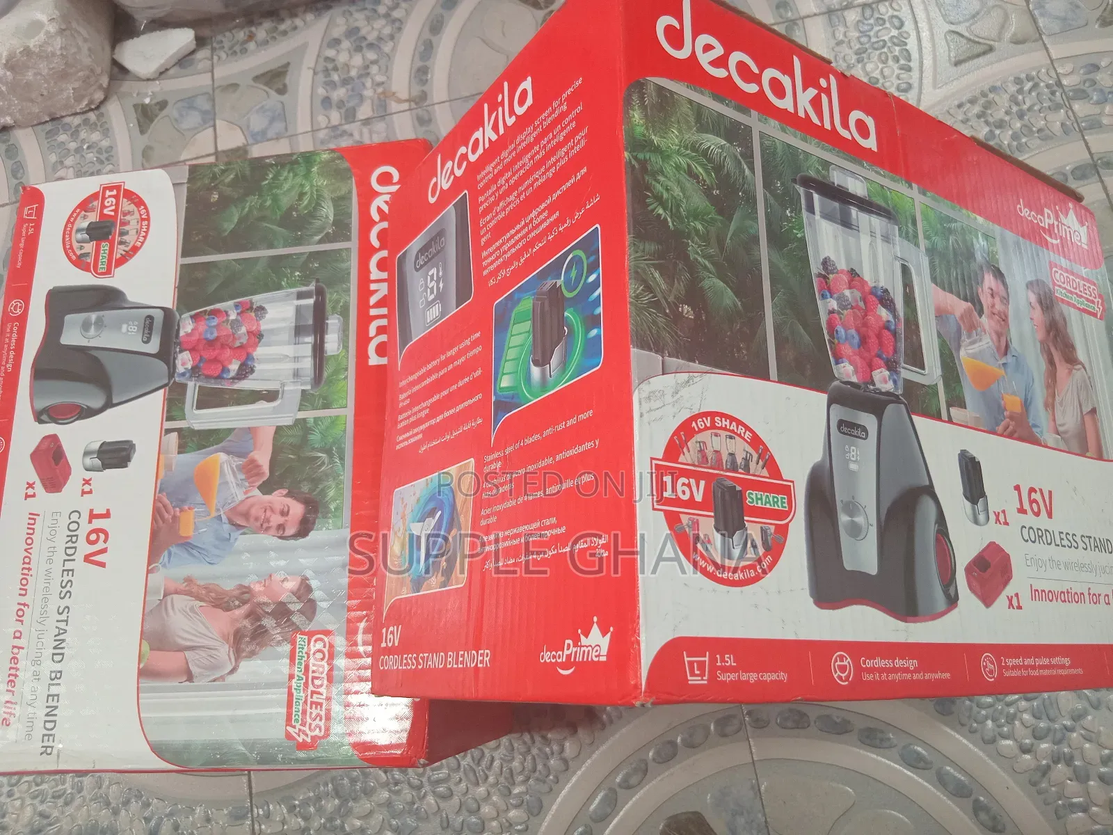 Risky Free 16v Cordless Decakila Blender Energetic Set