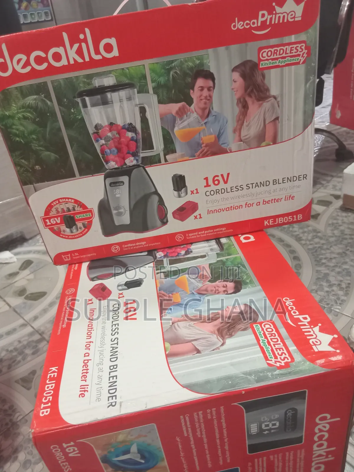 Remarkable Decakila 16v Cordless Stand Blender Energy