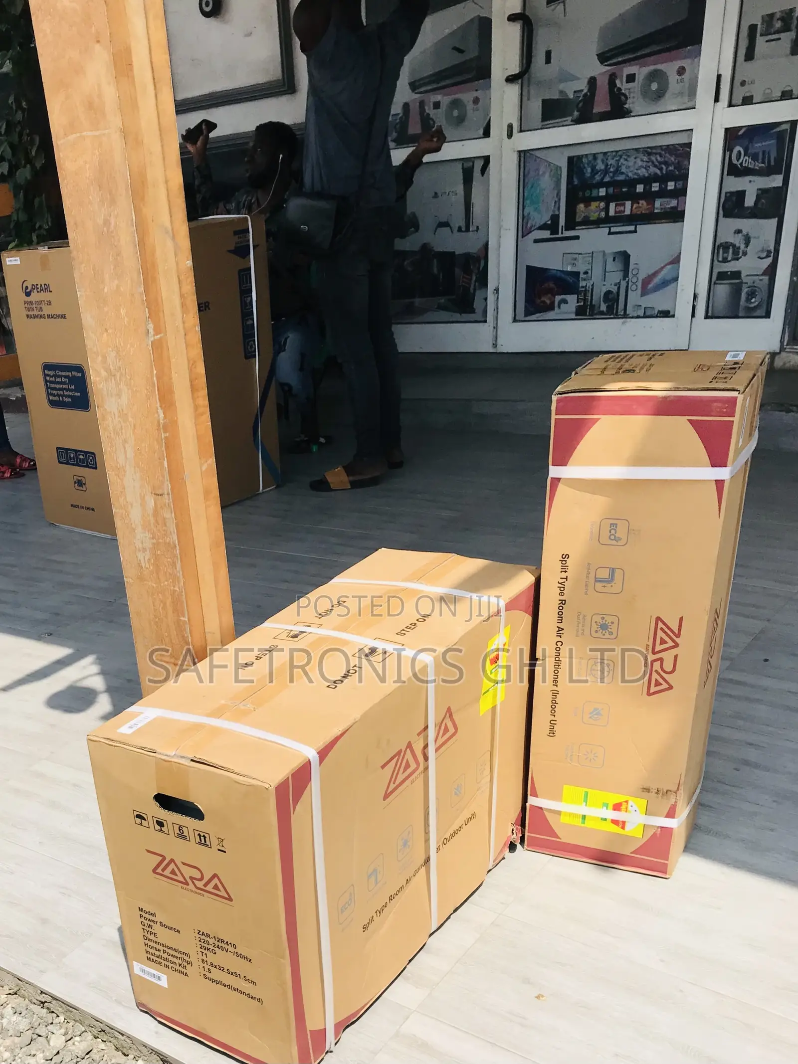 Auto Restart Fast R410a Split R410a 1.5 Horsepower Zara Ac