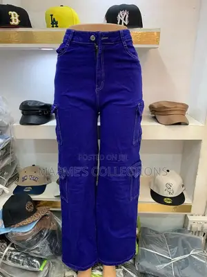 Designer Ladies Cargo Jeans