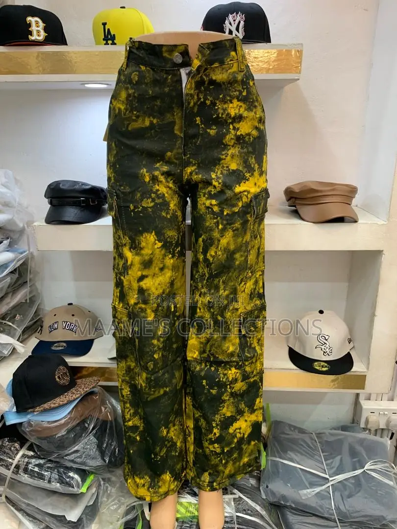 Designer Ladies Cargo Jeans