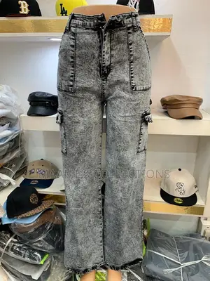 Designer Ladies Cargo Jeans
