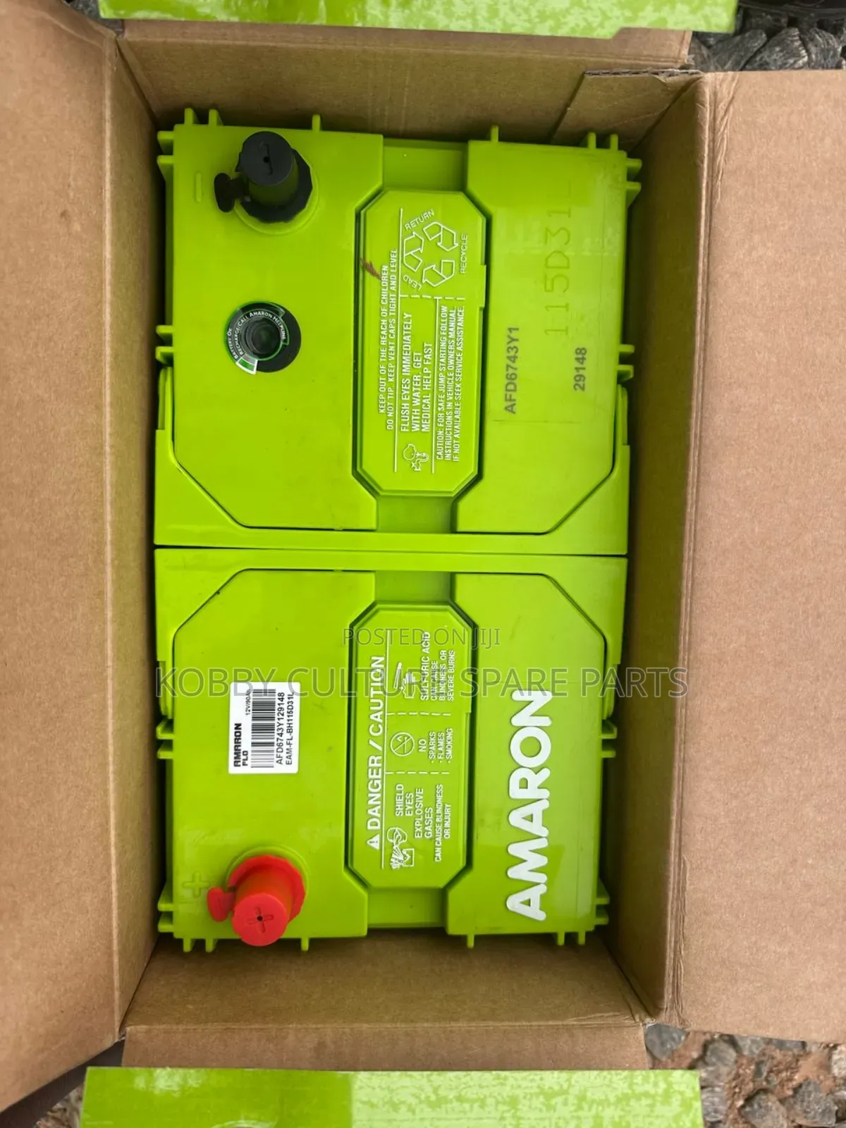 Original Amaron Battery [17 Plate] Available for All Cars