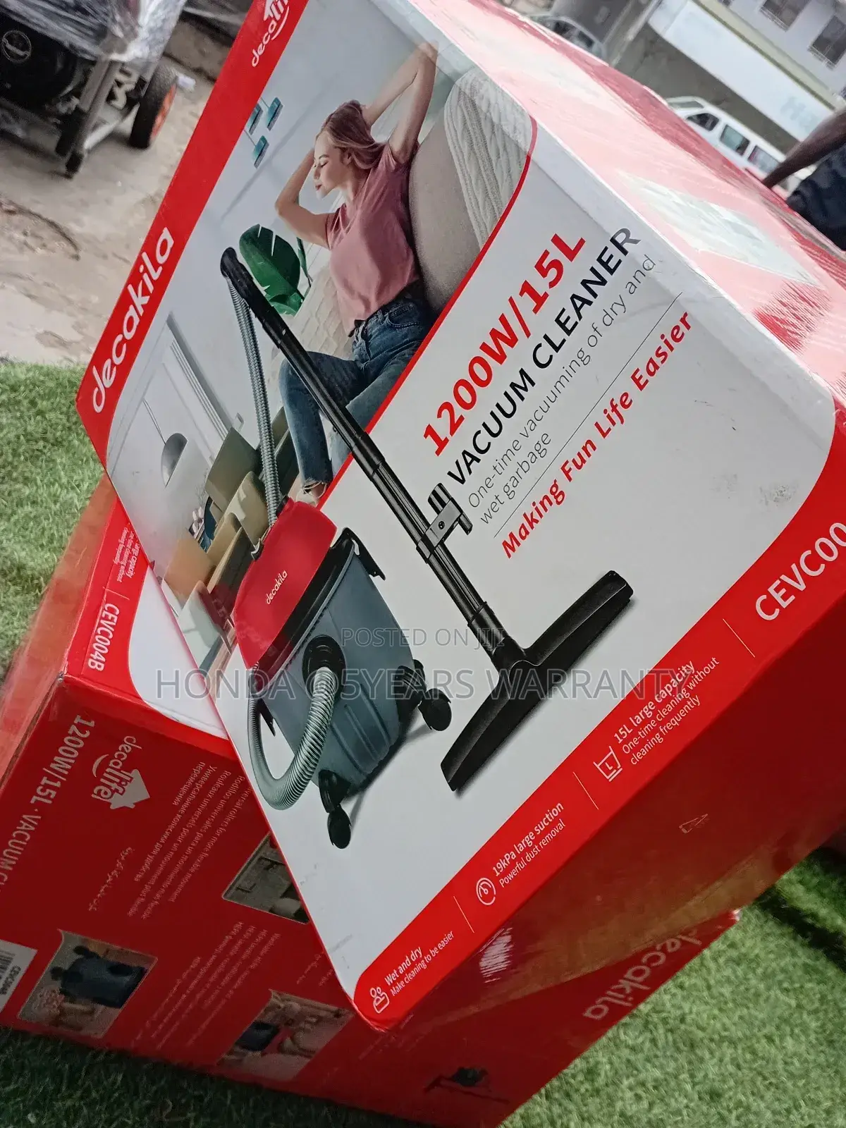 Palatable Decakila Vacuum 1200w Decakila Cleaner 15l