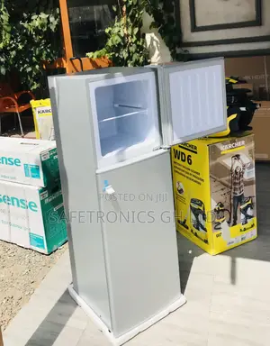 Topfreezer 136l Super Fast Doubledoor Grey Nas-13fl Fridge