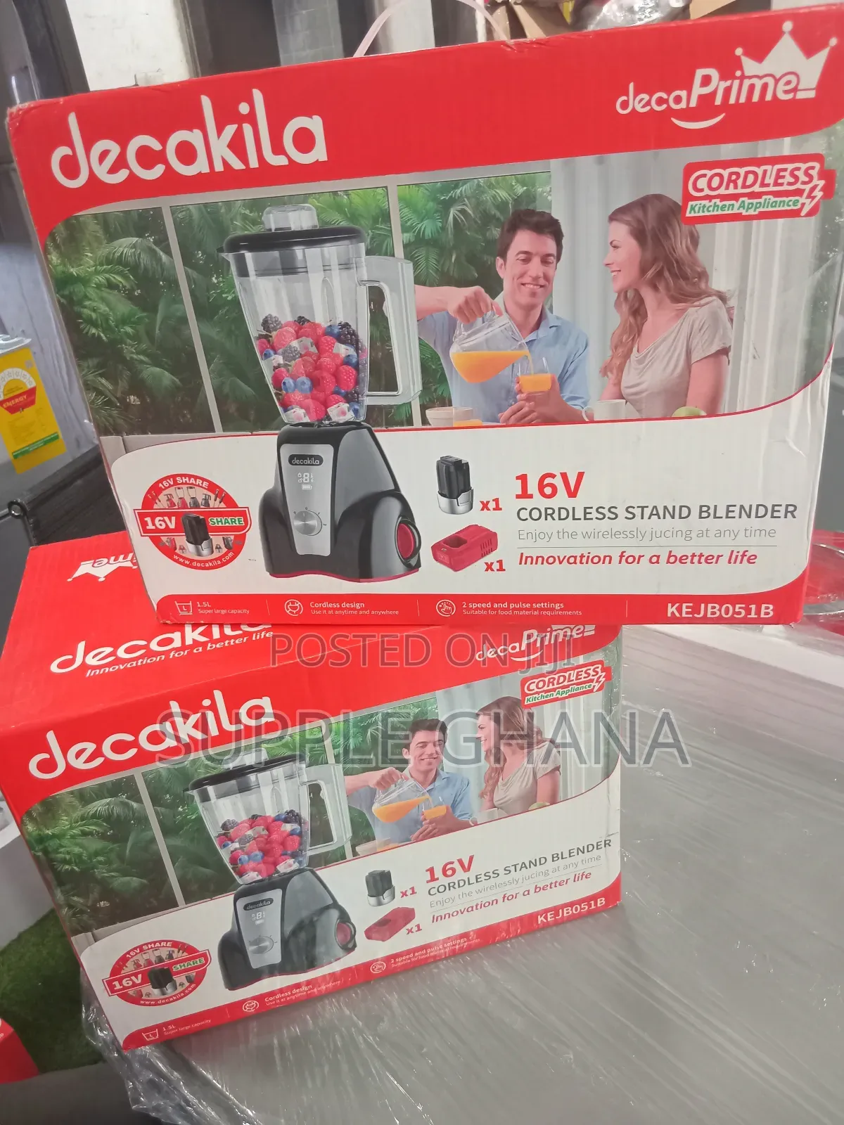 Pleasant Cordless Decakila 16v Blender Energy Set