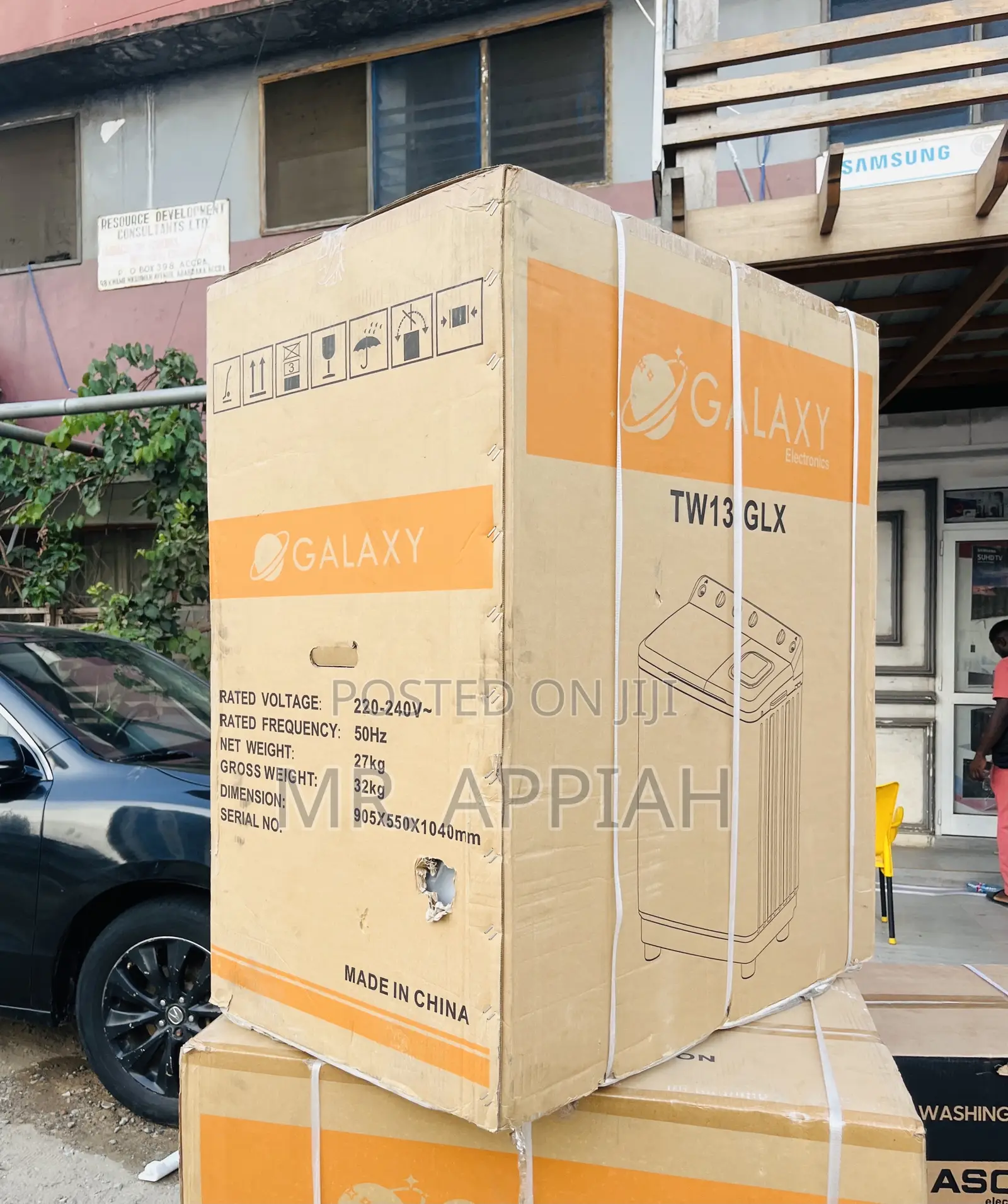Unique Galaxy 13kg Top Load Washing Machine(White).