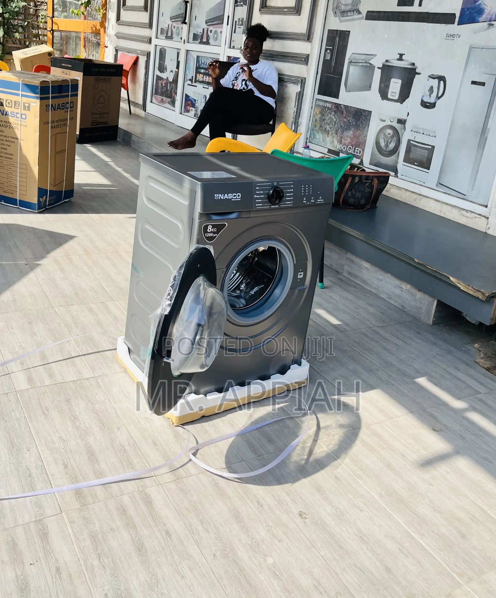 Shop Wonderful Nasco 8kg Fully Auto Washing Machine(Gray)