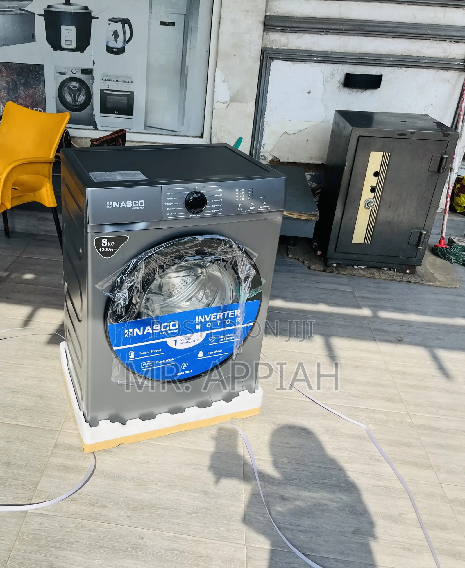 Check Out Affordable Nasco 8kg Washing Machine(Gray)