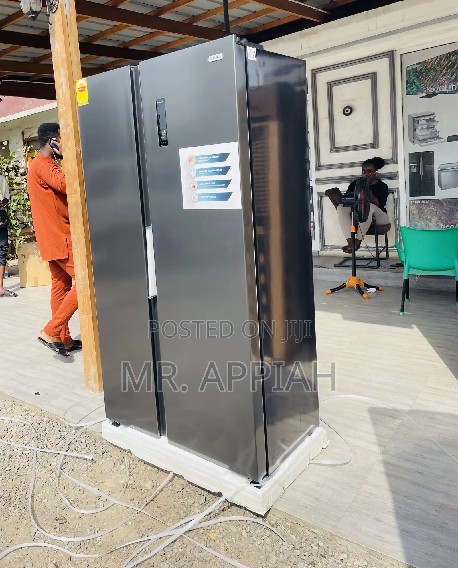 Beautiful Made Nasco Side by Side Electric Refrigerator.