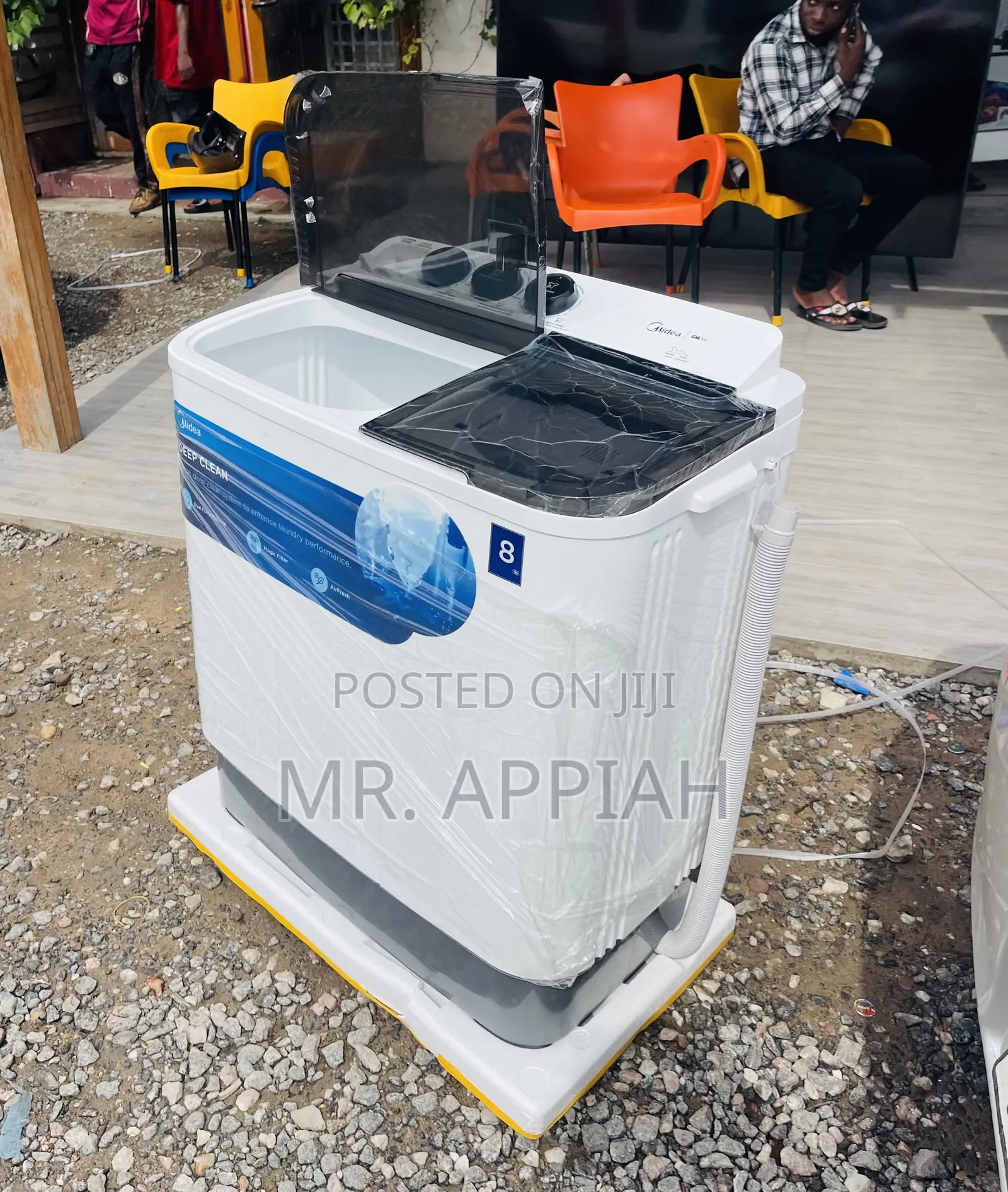 Check Out Midea 8kg Semi-Automatic Washing Machine.