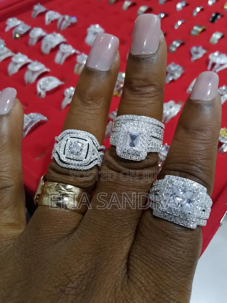 Pure 925 Silver Ring Set Avialable