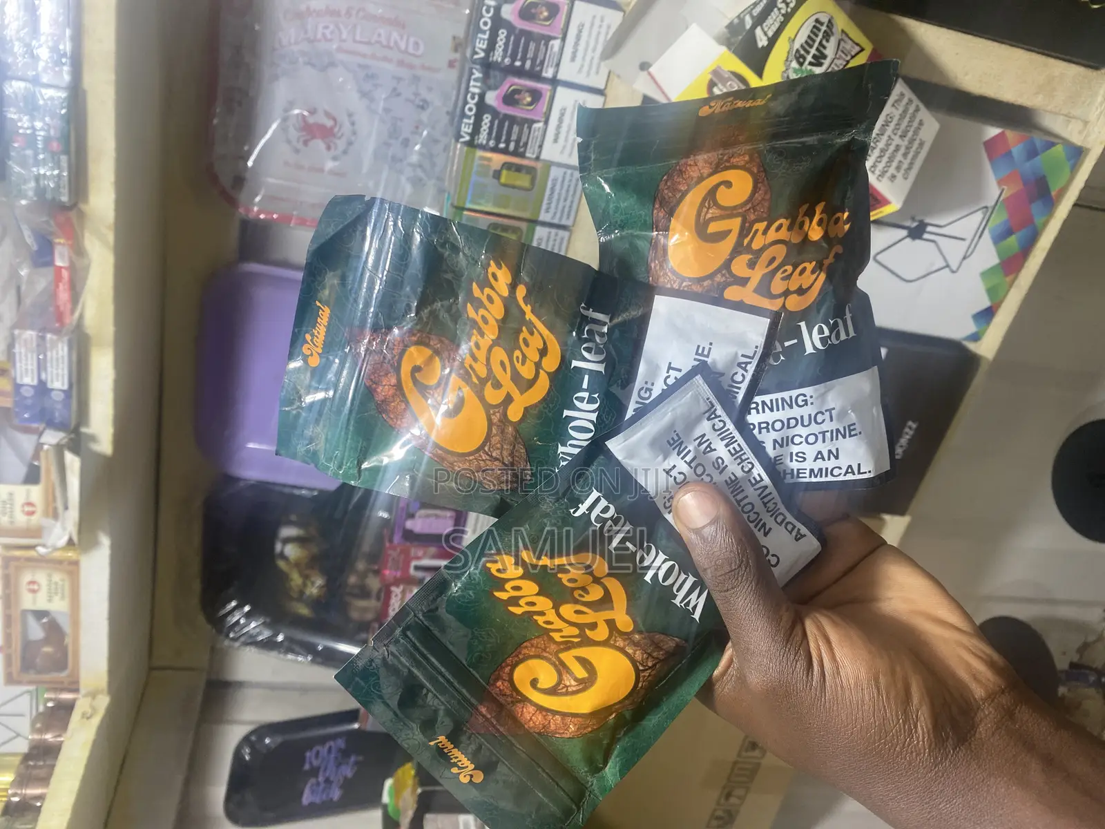 I Sell Grabber Leaf and Other Blunt Wraps