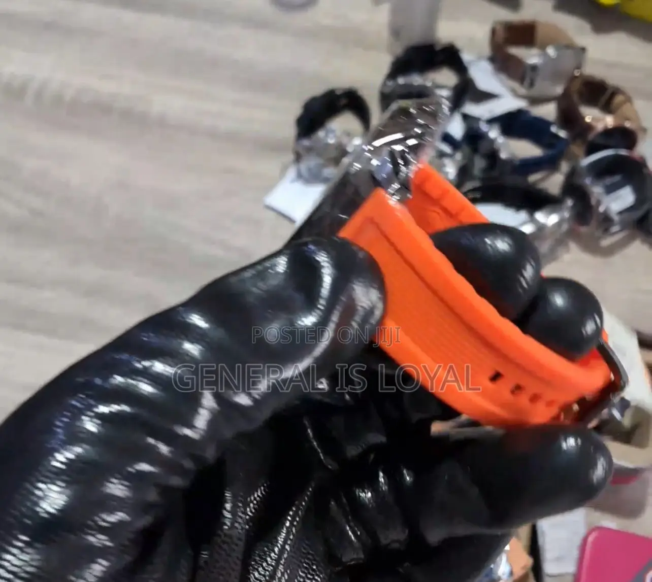 Fossil Bannon Multifunction Orange Silicone