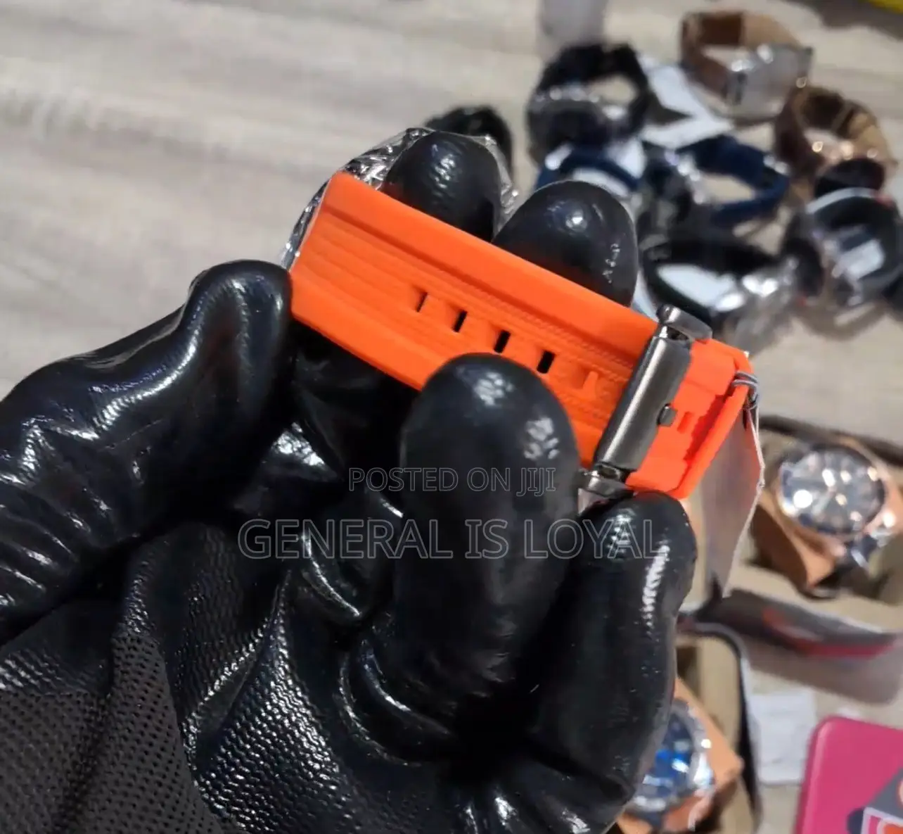 Fossil Bannon Multifunction Orange Silicone