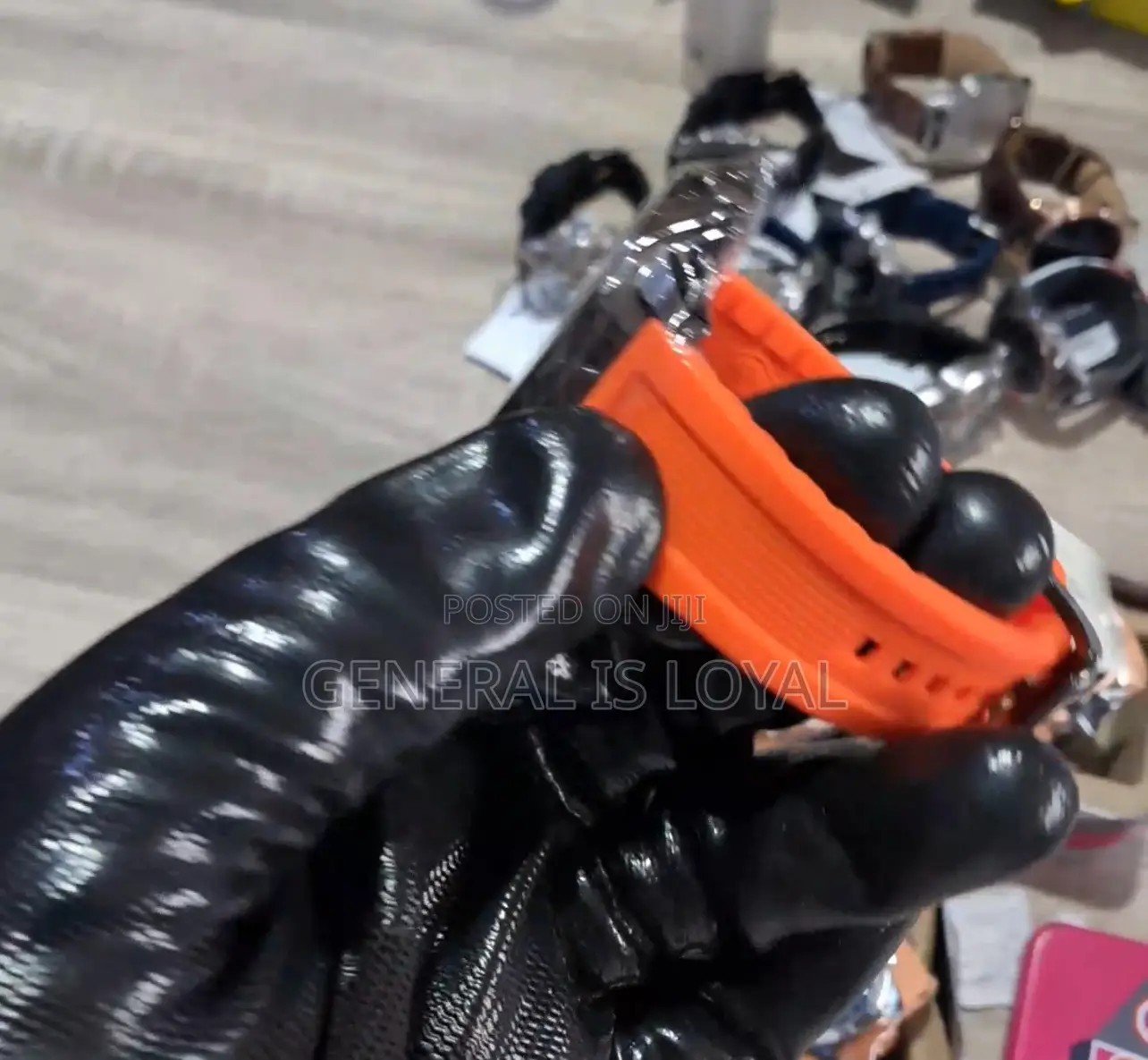 Fossil Bannon Multifunction Orange Silicone