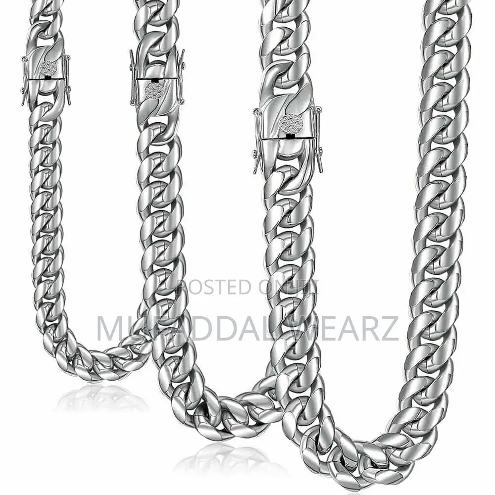 Yellow Heavy Solid Cuban Link Chain Bracelet