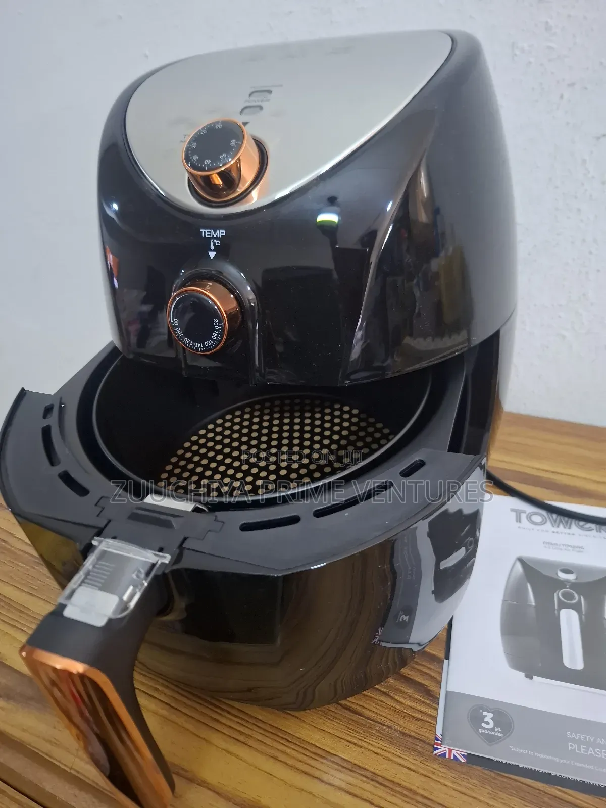 4.3l Tower Rose Gold Air Fryer Uk