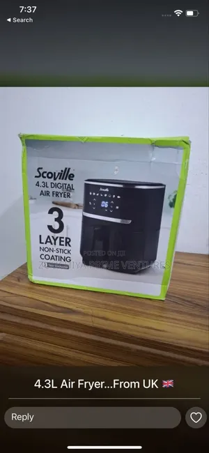 4.3l Scoville Digital Air Fryer From Uk