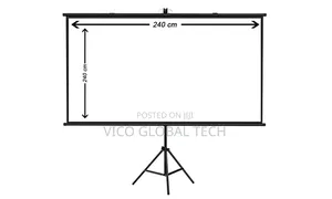 Projector Screen 243x243 Tripod