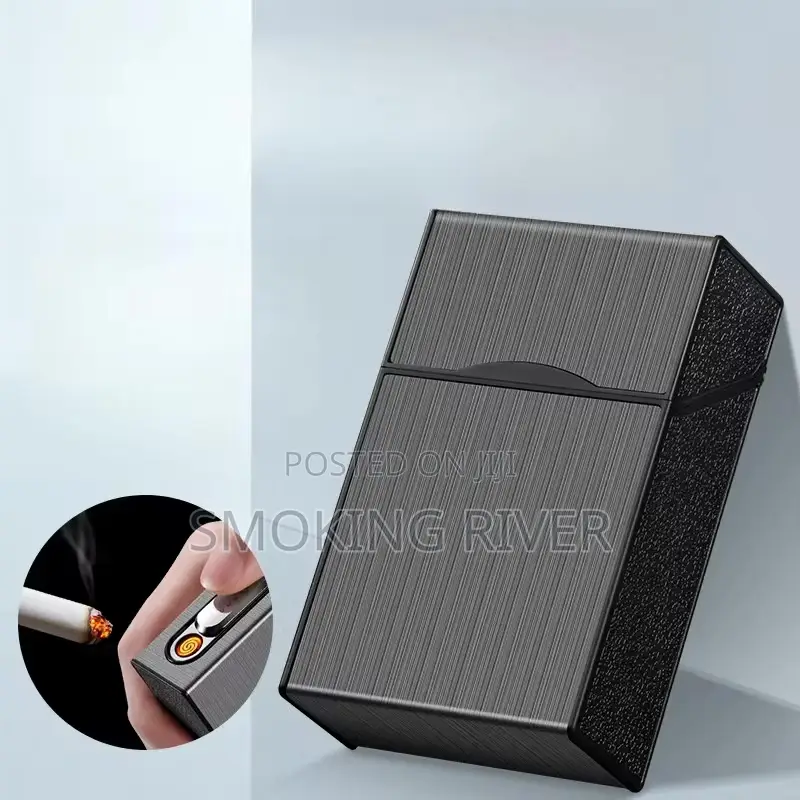 2in1 Rechargeable Cigarettes Case and Lighter
