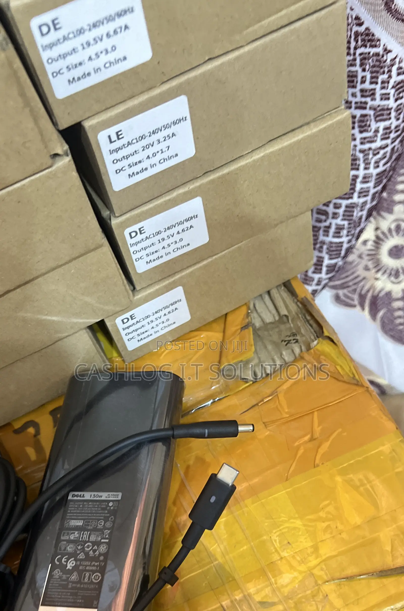 130watts Dell Type C Small Pin and Big Pin Chargers