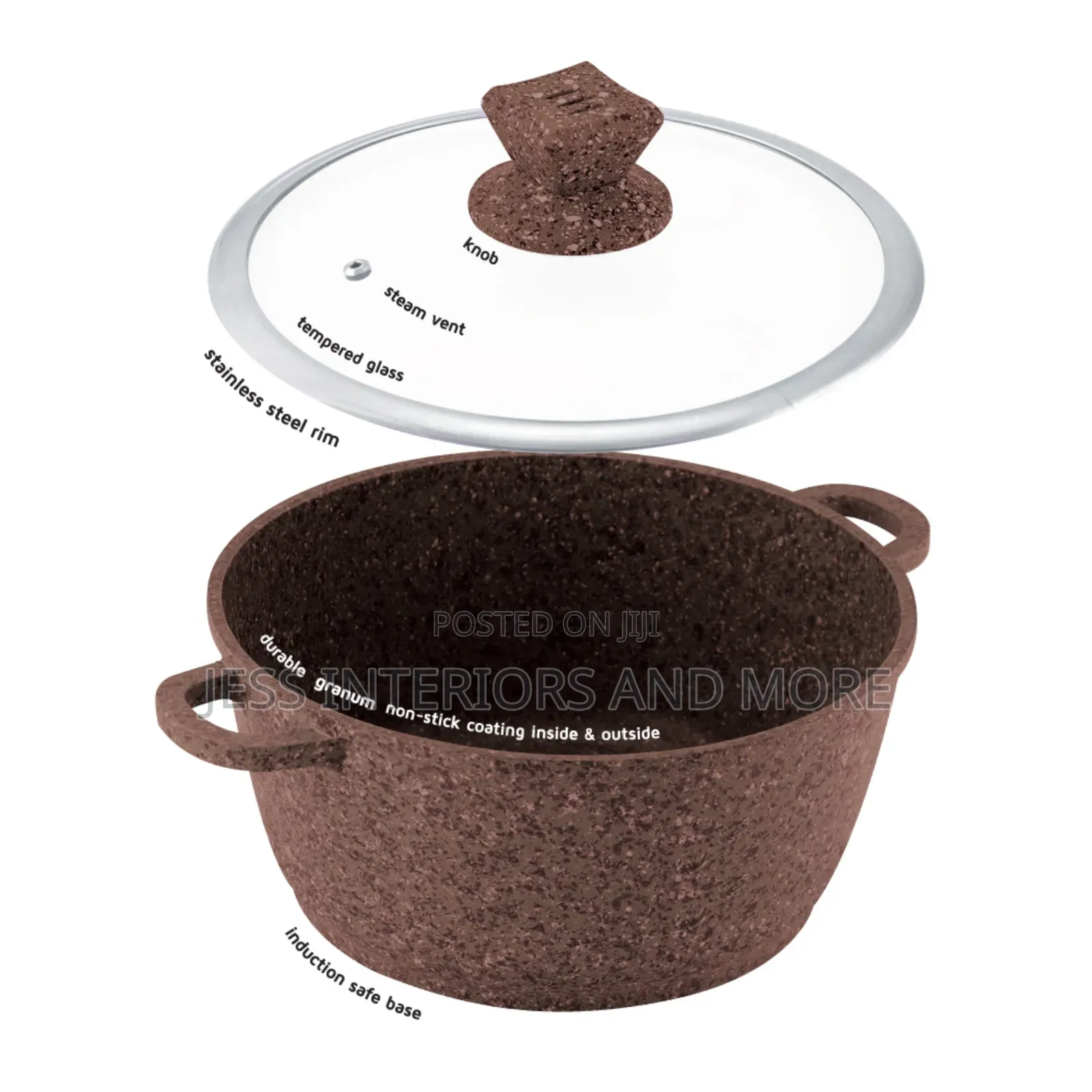 Sq Professional Die-Cast Aluminium Stockpot Set