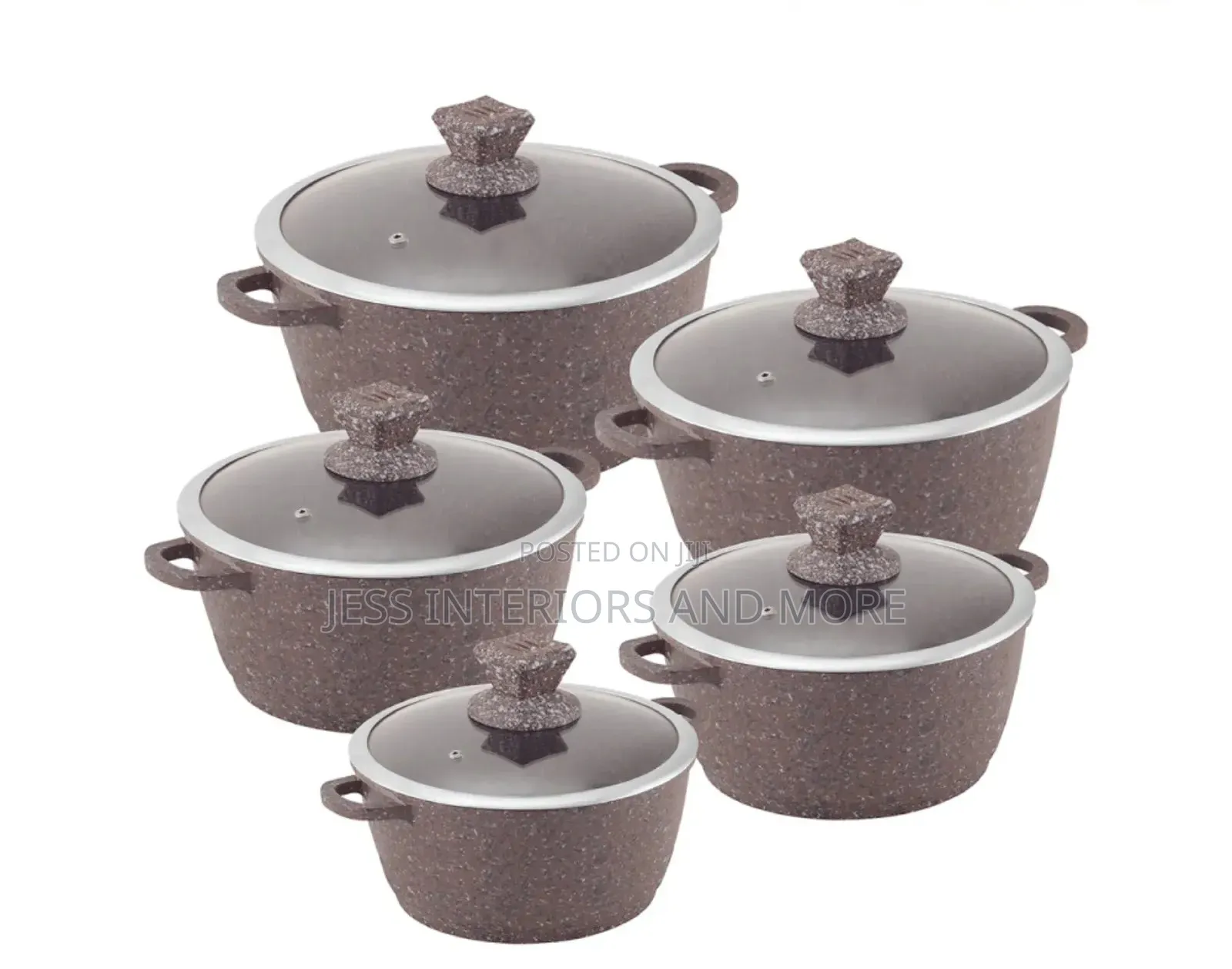Sq Professional Die-Cast Aluminium Stockpot Set