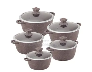 Sq Professional Die-Cast Aluminium Stockpot Set