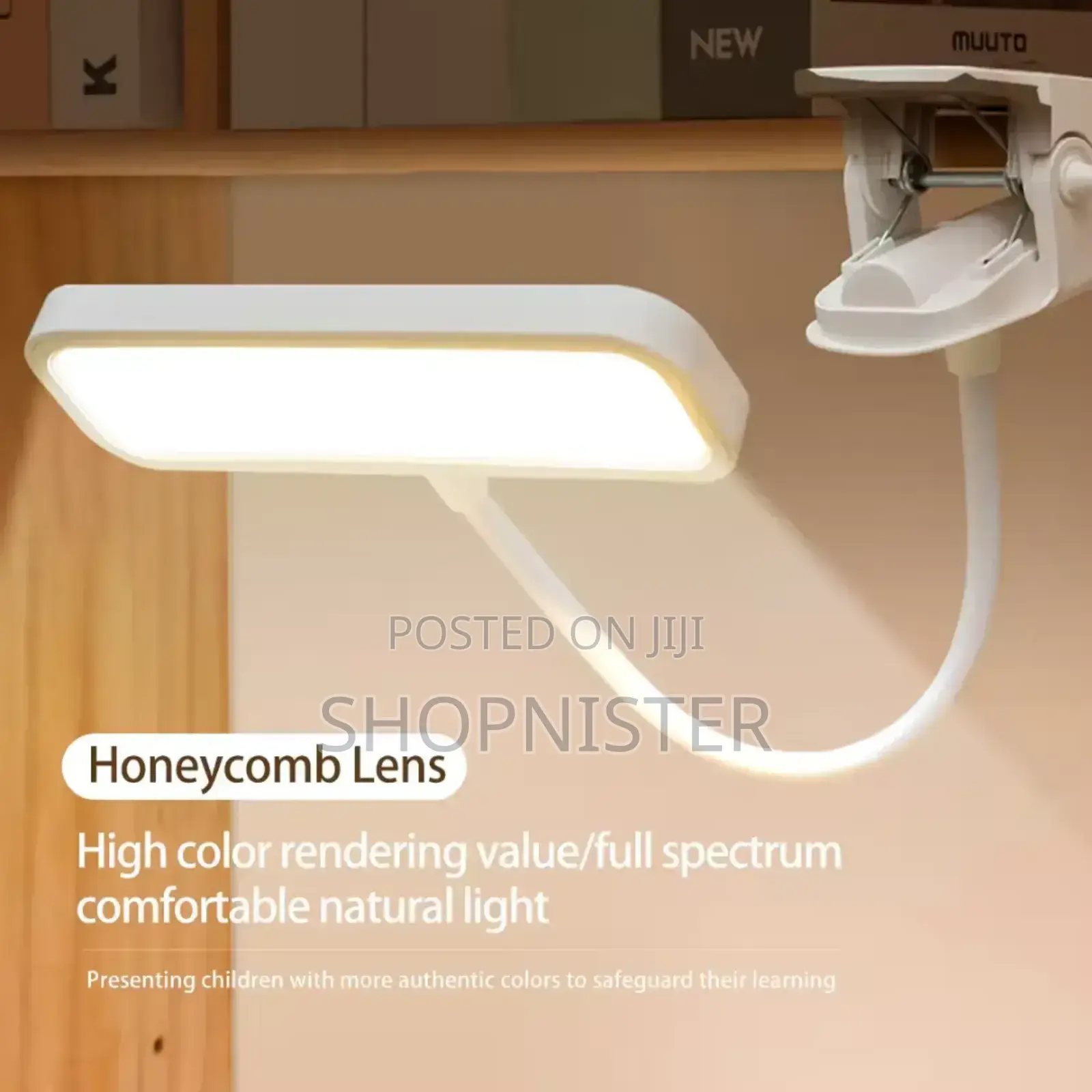 Led Clip Table Lamp Protection Charging Reading Light