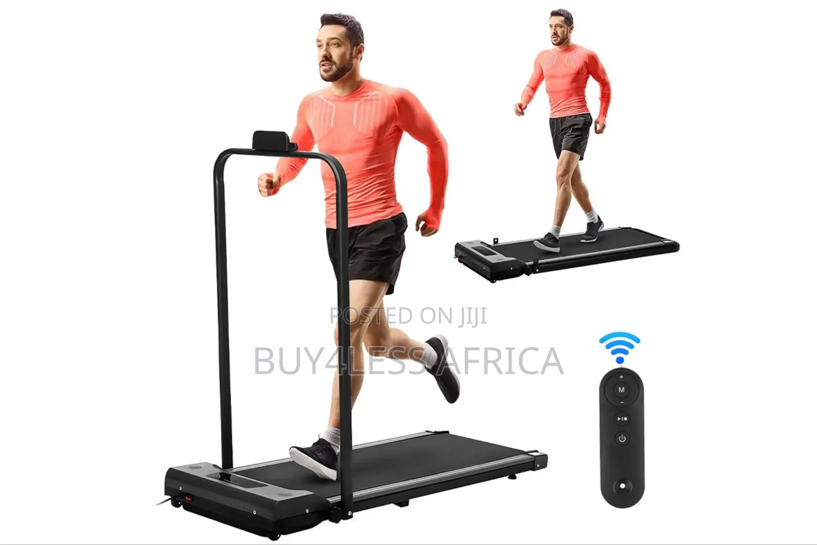 Folding Electric Treadmill Machine With Remote Control